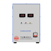 Régulateur/Stabilisateur de tension automatique monophasé YILONG SVC-8KVA 220V 8000VA, servomoteur haute précision, AVR pour toute la maison
