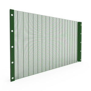 Paneles de Malla Antirrobo 358 Galvanizados de Visión Clara, Anti-Escalada, de 4mm de Grosor, con Revestimiento de Hierro de Baja Resistencia Eléctrica, de 6 Pies para Construcción - Product Image 2