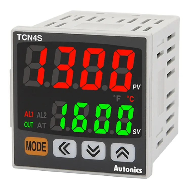 Controle de temperatura TCN4S-24R duplo <span class=keywords><strong>pid</strong></span> 48mm, coreano, 4 dígitos, controle de exibição