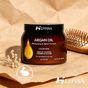 <span class=keywords><strong>Masque</strong></span> capillaire nourrissant à l'huile d'argan OEM, favorise l'épaississement, hydrate et conditionne en profondeur les cheveux secs et abîmés - Product Image 6
