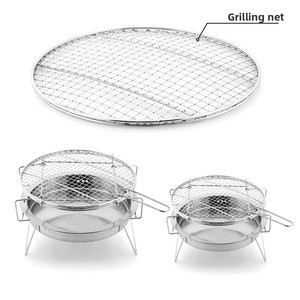 Parrilla Portátil Plegable de Acero Inoxidable <span class=keywords><strong>para</strong></span> Barbacoa, Carbón, Pesca, Picnic, Mini Estufa de Barbacoa Plegable <span class=keywords><strong>para</strong></span> Exteriores - Product Image 4