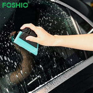 Foshio personalizar Logo 70A 80A 90A durómetro goma vinilo escobilla de goma raspador para instalación de película de coche - Product Image 5