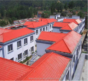 Hitze beständiger bunter PVC-Harz dachziegel Vier schicht iger Dachziegel Telha De Teja Resina PVC ASA - Product Image 4