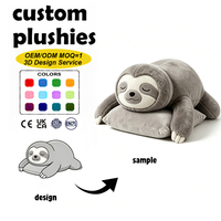 Peluche personnalisée Capybara en coton PP avec décoration de fruits sur le dessus, jouets en peluche doux OEM ODM pour cadeau souvenir
