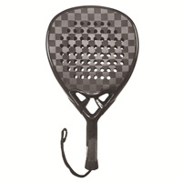 Raquette de paddle-tennis de plage en fibre de carbone Newchance, raquette de tennis de table d'extérieur, filet en nylon pour amateur