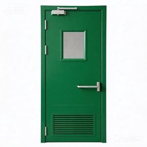 <span class=keywords><strong>Porte</strong></span> coupe-feu industrielle avec charnières et joint ignifuges, résistance au feu 120 minutes (FD30), pour usage <span class=keywords><strong>en</strong></span> usine et <span class=keywords><strong>atelier</strong></span> - Product Image 3