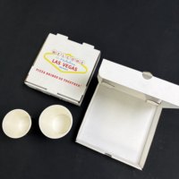 Boîtes à pizza en carton ondulé kraft de qualité alimentaire SP5254, résistantes à la graisse, plusieurs tailles, logo personnalisé, écologiques, pour les pizzerias à emporter