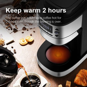 Cafetera Eléctrica Portátil de Goteo, 1300w, con Función de Mantener Caliente, Ajuste de Grosor de Molienda, Automática, para Espresso, Superventas - Product Image 5