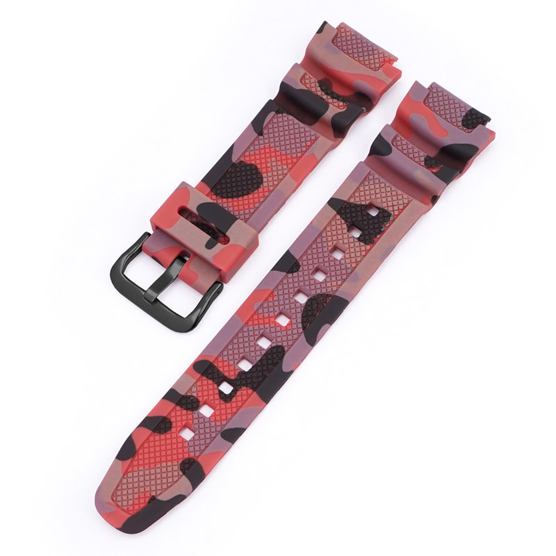 Red  camouflage+black buckle