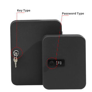 An Ninh kim loại an toàn chủ Wall Mount gắn mật khẩu mã khóa lưu trữ Hộp chìa khóa cho các phím - Product Image 2