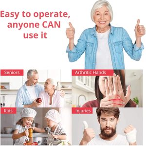 One Touch Safety <b>Can</b> <b>Opener</b> Smooth Edge Automatic Handheld Jar <b>Opener</b> Gripper <b>Electric</b> <b>Can</b> <b>Opener</b> - Product Image 2
