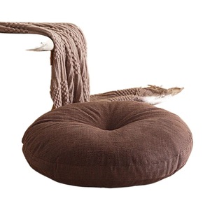 Cojín Redondo de Lino Kuncheng, Extra Suave, de Color Sólido, Tipo Tatami, para Asiento - Product Image 5