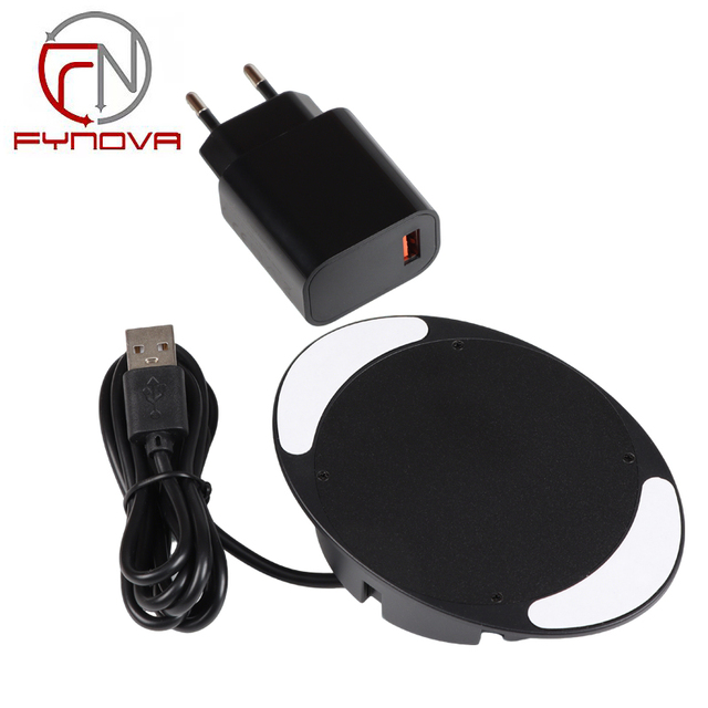 30mm Thick Long Distance Wireless Charger Invisible Desktop 10W Qi Wireless Charger 10A Rated for Office Furniture