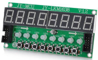 (bsc) Modul LED Digital Berkualitas Tinggi Jy-Lkm1638 F71a 8 Digit + 8 Tombol + 8 Modul LED Dua Warna Tm Dapat Disambungkan (Cascaded) Menggantikan Ch452 / Max7219