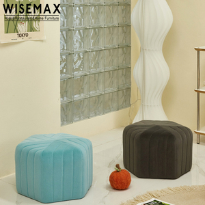 WISEMAX – meuble en <span class=keywords><strong>tissu</strong></span> hexagonal, pouf en velours sexy, bon marché, pouf <span class=keywords><strong>marocain</strong></span> pour la maison, tabouret latéral de <span class=keywords><strong>canapé</strong></span> - Product Image 5