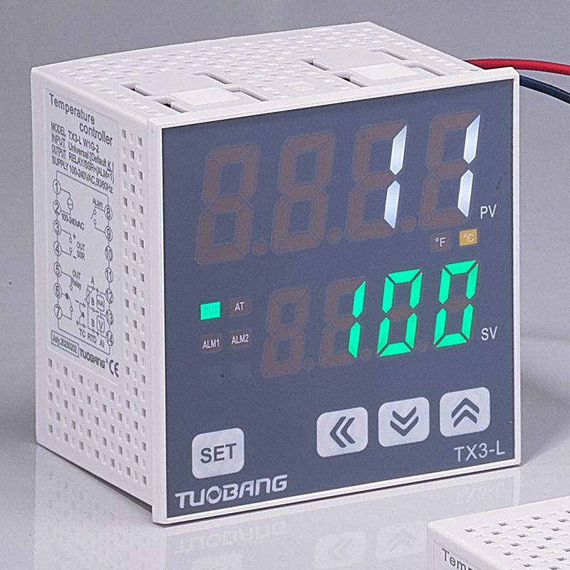 TUOBANG PID Smart Thermostat LCD HD Display TX3 4-20mA Output Temperature Controller OEM ABS for Industrial Packaging Machine