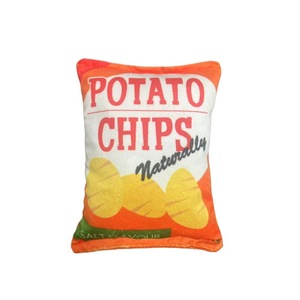 Futurepet croccanti e divertenti Chips per cani giocattolo da masticare con carta increspata e Squeaker per la dentizione dei cuccioli, gioco interattivo - Product Image 6