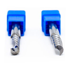 Carbide Single Flute Downcut <strong>End</strong> Mill CNC Router <strong>Bit</strong> for Aluminum Processing - Product Image 2