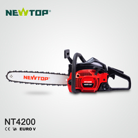 Tronçonneuse à essence 2 temps puissante NT4200 HUS142 40,2 cm³ pour la coupe du bois et l'abattage d'arbres