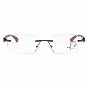 Lunettes de <span class=keywords><strong>presbytie</strong></span> photochromiques sans monture pour hommes, lunettes de lecture de qualité anti-lumière bleue, verres bloquant la lumière bleue UV400 - Product Image 5