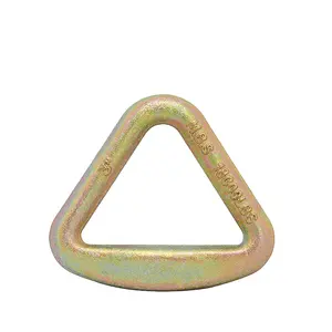 Anneau Triangle Delta forgé sans soudure en acier allié de Type américain pour élingue de sangle