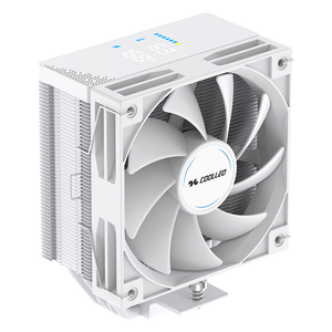 พัดลมระบายความร้อนซีพียู P50i DIG WH 5 Heat Pipe สำหรับเคสคอมพิวเตอร์ Intel LGA 115X/<span class=keywords><strong>1200</strong></span>/1700/1851 สำหรับ AMD <span class=keywords><strong>Ryzen</strong></span> AM4/AM5 <span class=keywords><strong>TDP</strong></span> 230W - Product Image 1