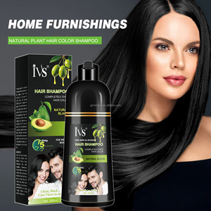 שמפו צבע לשיער בצבע חום כהה, צבע אבוקדו צבעוני, עדין, לא מגרה, קבוע, לגברים ונשים - Product Image 2