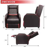 AJUNION Prix direct usine Nouveau design Canapé de jeu OEM Fauteuil de jeu ergonomique pivotant Fauteuil de jeu de course ps4 pour salon