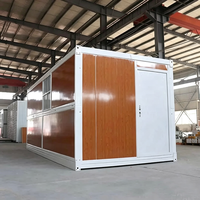 Maison conteneur pliable d'usine, mini-maison préfabriquée pour campus universitaires, bureaux, ateliers – Kit de maisons pliantes