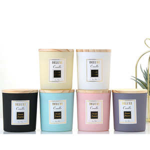 ปรับแต่งฉลากแบรนด์ของคุณเอง เทียนหอมอโรมาเธอราพีในแก้วทรงกระบอก กลิ่นหอมออร์แกนิก ติดไฟนาน พร้อมฝาปิด - Product Image 2