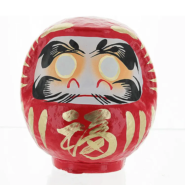 Muñeca Dharma japonesa roja personalizada, colección de La Fortuna daruma, decoración del hogar, regalos de negocios, nueva de 5 pulgadas, 2021