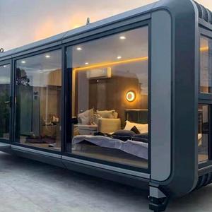 Suministro Directo de Fábrica: Casa Cápsula Espacial Moderna de Acero de 20 pies Expandible, Precio Económico, Prefabricada, para Venta, Uso Hotelero/Alojamiento - Product Image 1