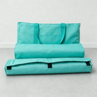 Sac de transport Mahjong 3-en-1 direct usine : grand sac fourre-tout, pochette pour tuiles et étui pour pousseur, en polyester léger, pour jeu de Mahjong américain