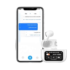 Prix bas, best-seller, écouteurs sans fil ANC A9Pro, écouteurs TWS pour jeux avec écran tactile, affichage numérique, étanches - Product Image 1
