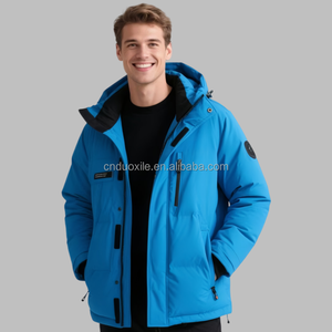 Doudoune de Running Extérieure en Duvet Homme, Veste à Capuche Zippée pour Affaires, Blouson de Motard Personnalisé, Manteau, Veste de <span class=keywords><strong>Ski</strong></span> Softshell - Product Image 1