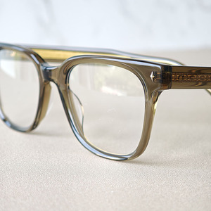 Monturas de Gafas de Acetato Vintage, Montura Completa, Unisex, Color Marrón Cristal, para Uso Diario - Product Image 2