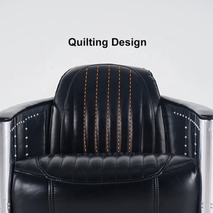 <span class=keywords><strong>Fauteuil</strong></span> d'appoint industriel style loft, <span class=keywords><strong>fauteuil</strong></span> Tomcat rembourré, <span class=keywords><strong>fauteuil</strong></span> en cuir beige, <span class=keywords><strong>fauteuil</strong></span> <span class=keywords><strong>aviateur</strong></span> <span class=keywords><strong>noir</strong></span> - Product Image 5