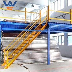 Plataforma de entrepiso de acero personalizada para almacén, estantería de entrepiso de varias capas - Product Image 5