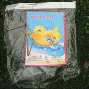 Flotador Inflable de Pato 85x50cm con Asa para Niños, Uso en Piscina - Product Image 4