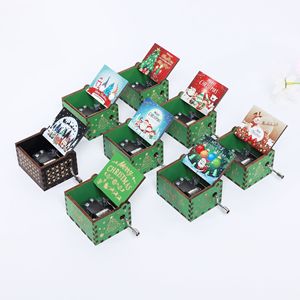 <span class=keywords><strong>La</strong></span> Doyee BTS Mini Boîte à Musique de Noël à Manivelle en Bois, Durée Sonore 120 Secondes, Design Chat - Product Image 4