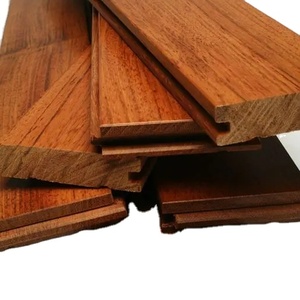 Vente en gros intérieur teinté couleur lisse fini mat revêtement UV plancher en bois dur africain en teck <span class=keywords><strong>iroko</strong></span> - Product Image 6