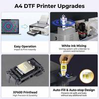 Machine d'impression par transfert thermique à bas prix, imprimante DTF A4 EcoTank L8050 modifiée pour l'impression DIY sur t-shirts, textiles et tissus