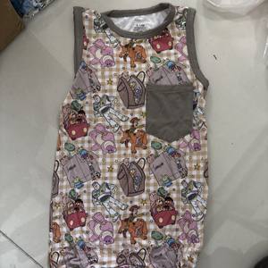 Orso di bambù bambino maniche corte <span class=keywords><strong>pigiama</strong></span> per la primavera vendita calda chiusura a cerniera modello auto - Product Image 5