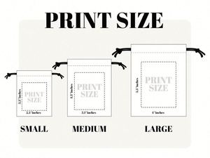 Wholesale Small Personalized Printed Cotton Canvas Jewelry Beauty Products <b>Pouch</b> with Ribbon for Elegant Gift Packaging - Product Image 2