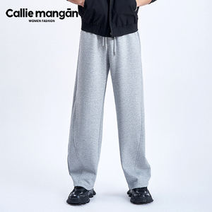 Pantalones casuales para hombres, pantalones elásticos de cintura alta, lona ligera, patrón recto, Parte delantera plana, tipo de cintura media - Product Image 5