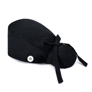 Bonnets chirurgicaux doublés <span class=keywords><strong>de</strong></span> satin pour femmes infirmières, confortables et respirants, avec boutons pour cheveux longs, casquettes <span class=keywords><strong>de</strong></span> travail médical - Product Image 6