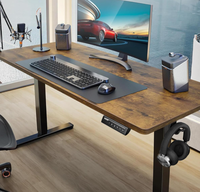 Personnalisation de masse Portable Double moteur Table électrique bureau hauteur jambes largeur bureau réglable