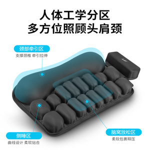 Coussin de massage pour le cou et la taille JFT, avec airbag, alimentation USB, unisexe, pour siège de voiture, aide au sommeil - Product Image 2