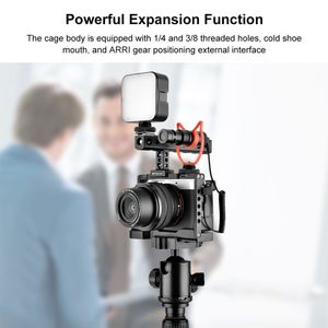 Nouveauté Caméra Micro Film PULUZ Caméra Vidéo Cage Filmmaking Rig avec Poignée Pour <span class=keywords><strong>Sony</strong></span> Alpha <span class=keywords><strong>7C</strong></span> - Product Image 4