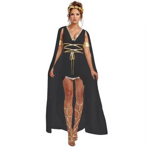 Disfraz de Cosplay de Diosa Griega, Romana y Egipcia Medieval para Halloween, Tallas S-XL, Traje de Reina Antigua para Actuaciones Escénicas - Product Image 3
